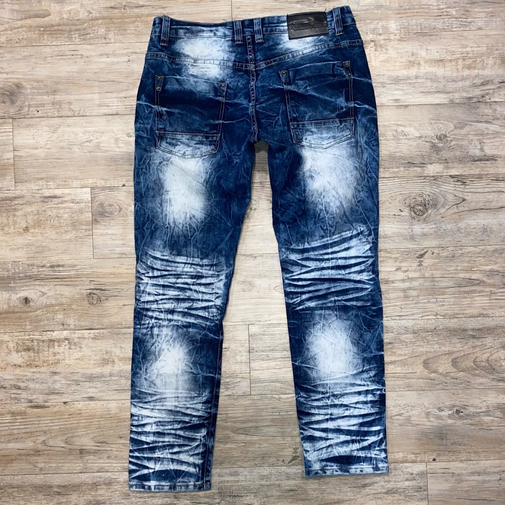 Copper Rivet Dark Blue Jeans